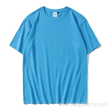 Uniforme en blanco de las camisetas unisex de los hombres del color puro del algodón
